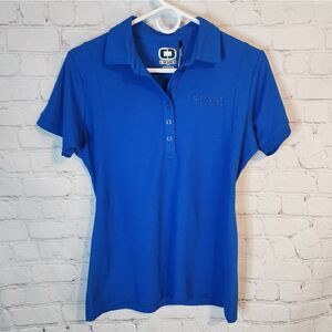 OGIO "Spam" Women's Blue Polo Shirt, Size Small